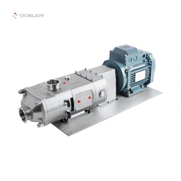 Donjoy Sanitary Double Screw Pump for High Viscosity Application