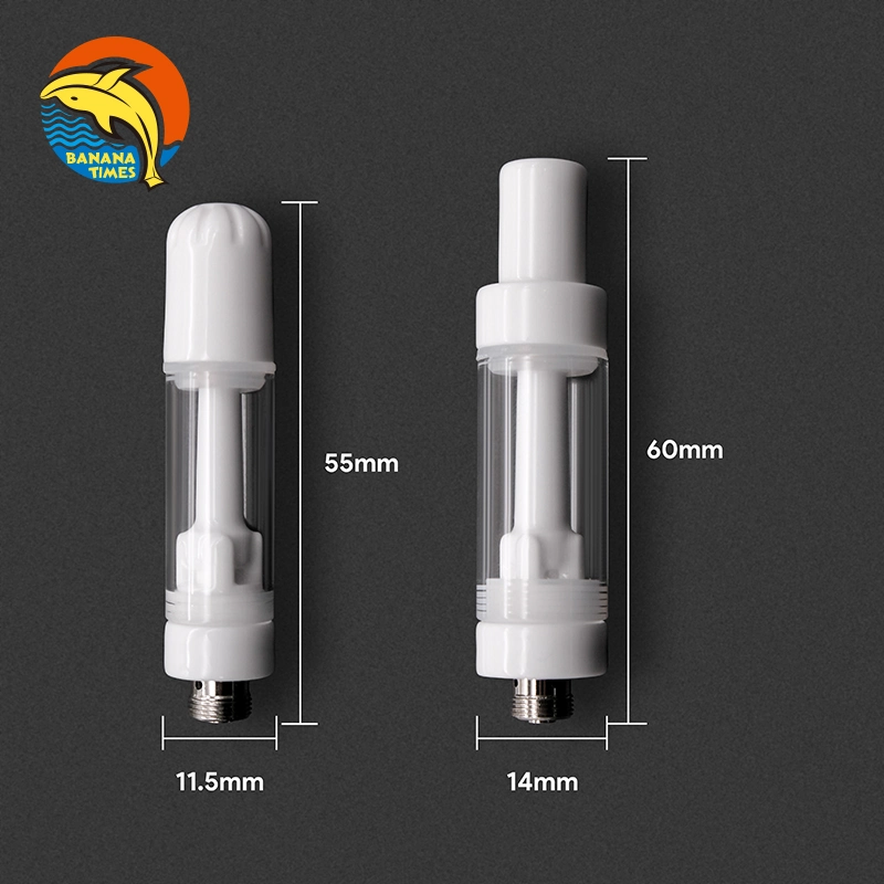 2022 Best Selling Full Ceramic Vape Pen Atomizer 1ml Empty Vape Cartridge with Packaging