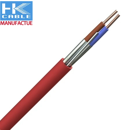 2 Core 2.5 mm Original Factory manufacture Fire Resistant Alarm Twisted Pair Cable for Prices Fire Alarm Systems