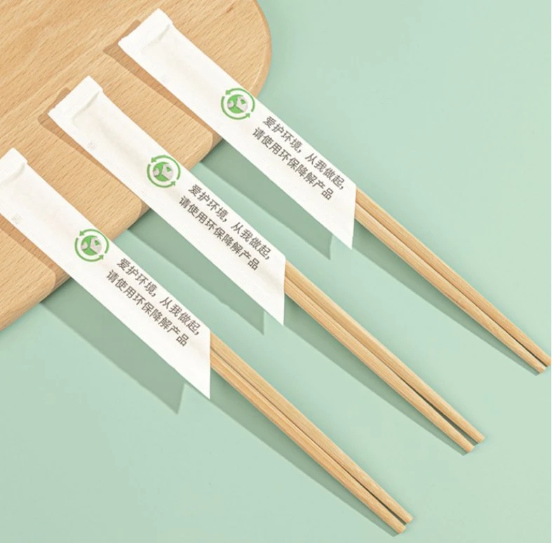 Individual Packed Chopstick Carbonized Disposable Bamboo Chopsticks