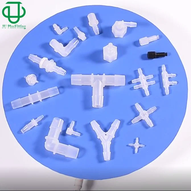 Factory Diretc 1/16" to 1/2"ID Tubing Hose Barb Equal Reducing Tube Connector Plastic Fitting