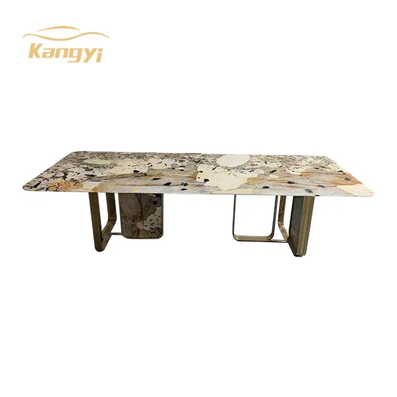 Restaurant Modern Marble Sintered Stone Table in Dining Room Furniture