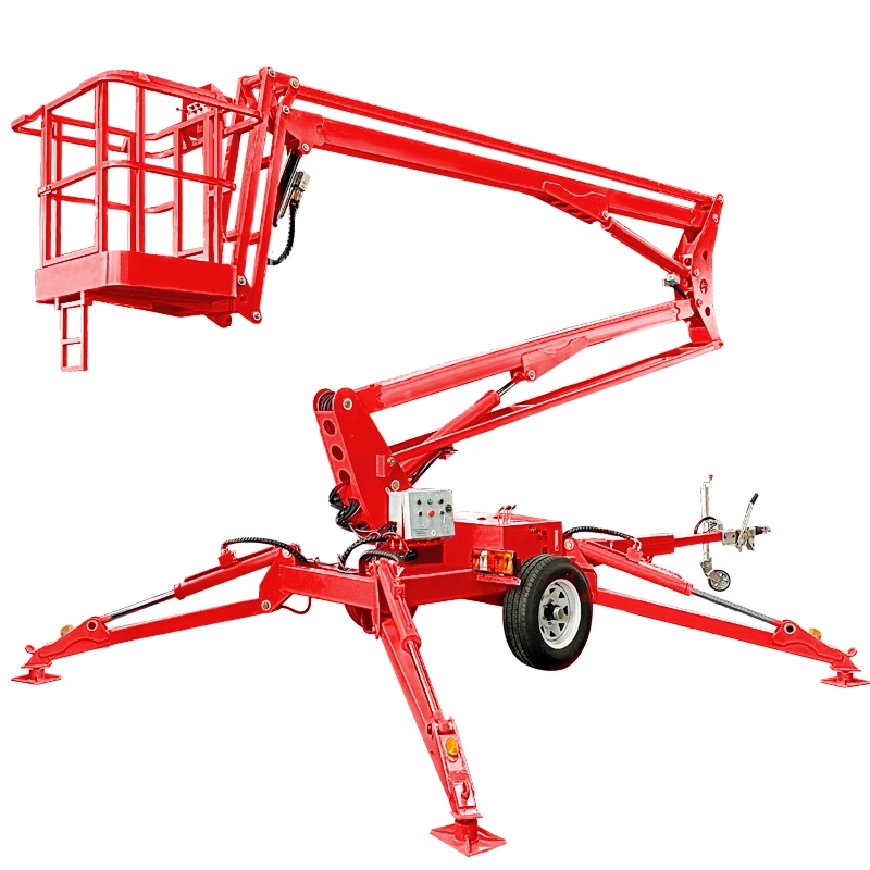 52feet Towable Articulated Boom Lift for Aerial Work