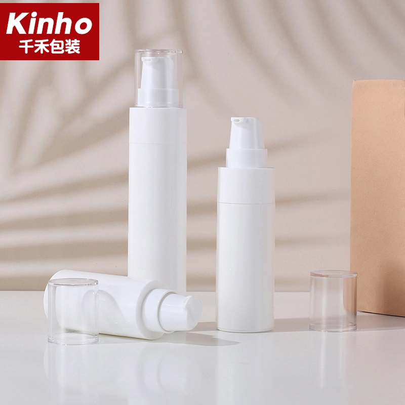 Unique Acrylic Cosmetic Cream Lotion Packaging Fashion Airless Plastic Bottle Screw Closure