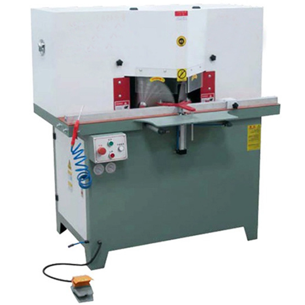 PLC Control Cut Two 45 Degree Angles Aluminum Profile Cutting Machine Saw