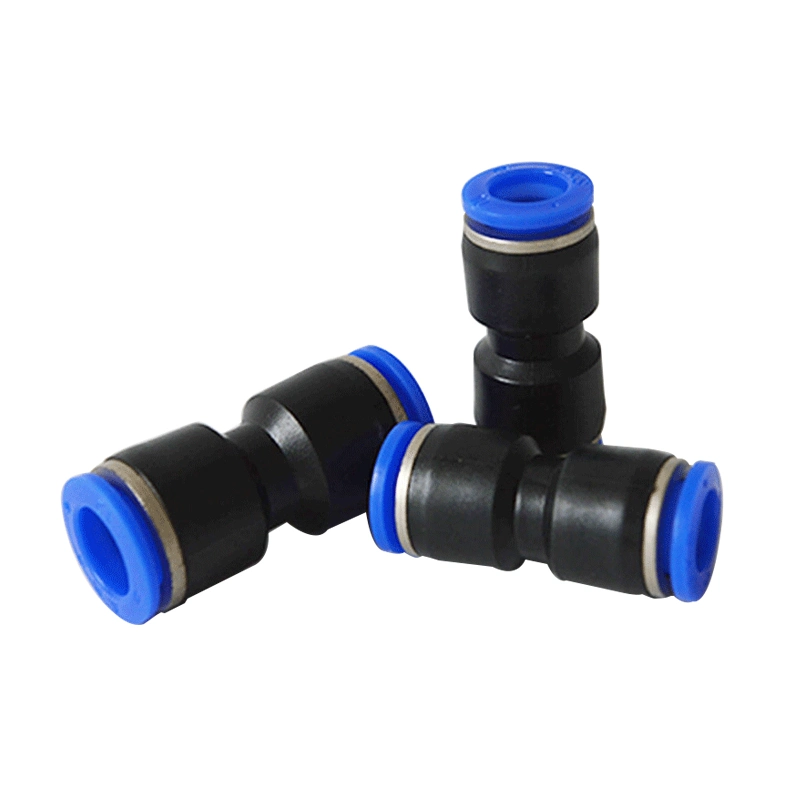 PU Series Straight Plastic Tube-to-Tube One-Touch Quick Connector Pneumatic Fittings