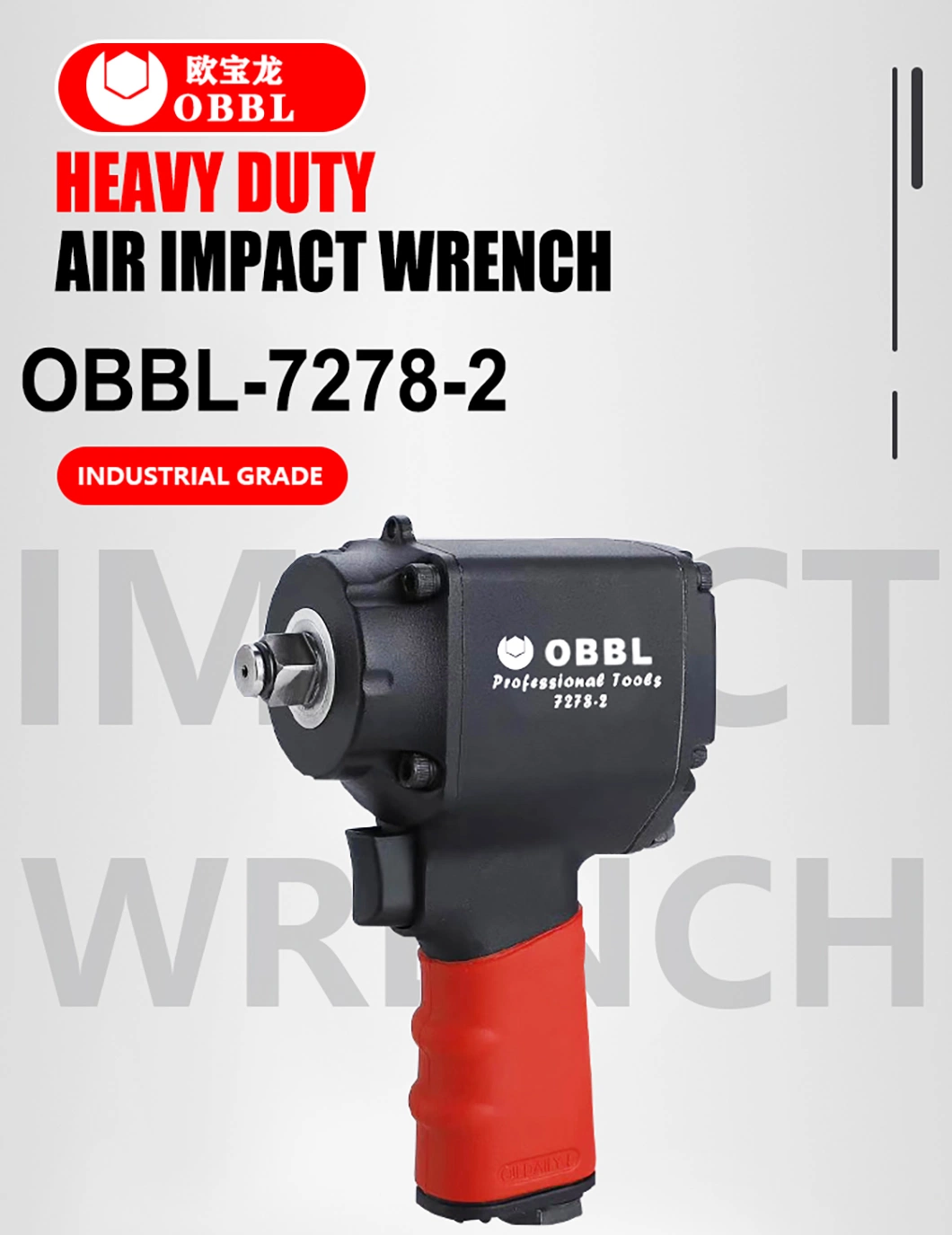 Obbl 1/2 Inch Light Weight Air Impact CE Air Wrench