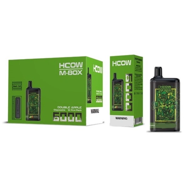 Fabricado en China Hcow M Box 6000 inhalaciones de Vape desechables