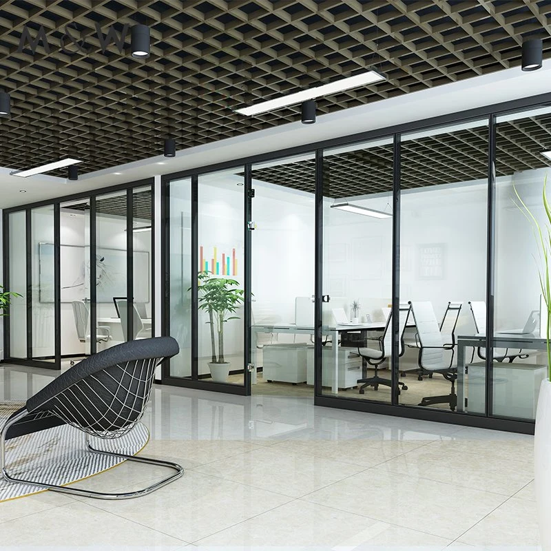 High quality/High cost performance  Wall Glass Panel Room Design Price Aluminum Partition Office Furniture