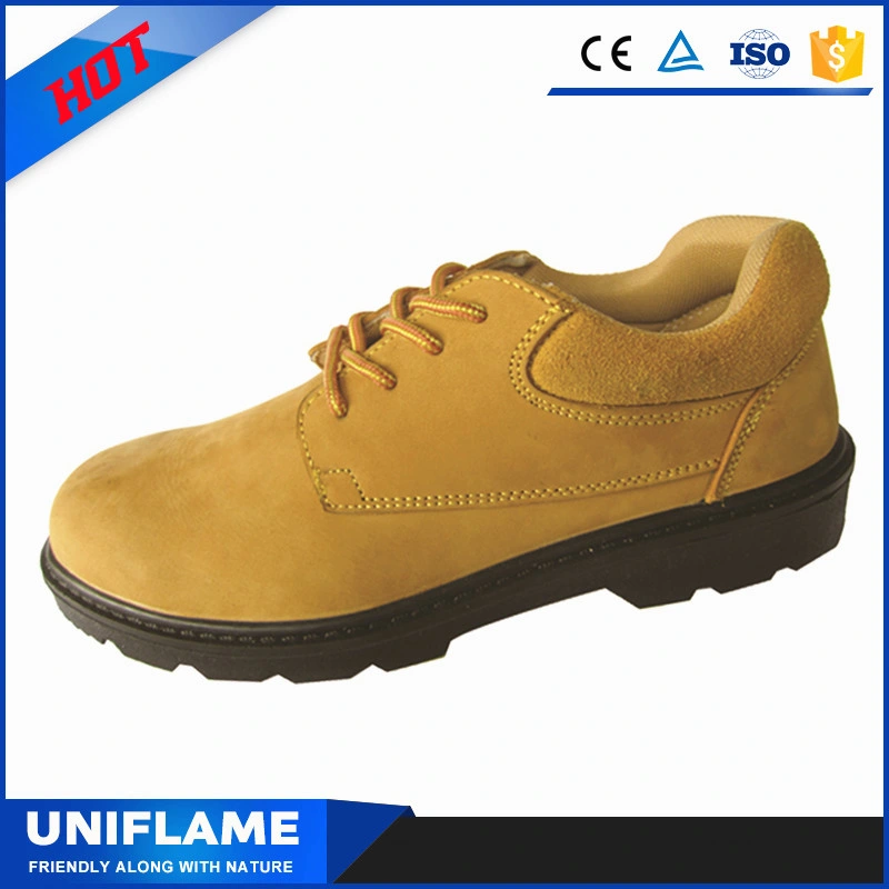 Woman Nubuck Leather Safety Shoes, Work Shoes Ufa040