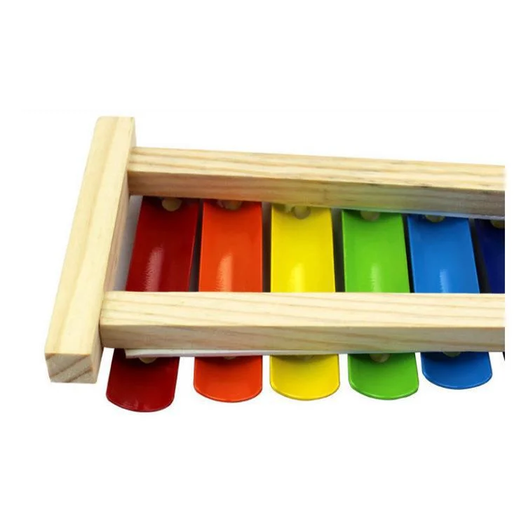 De Tono 8 Instrumento musical de niños Montessori mano tocando el piano de la educación niño