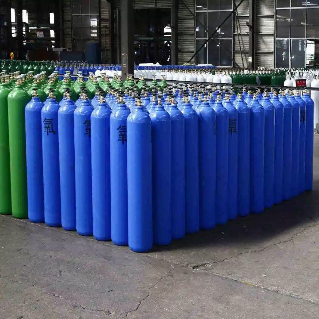 50L 200bar 10m3 High Purity Medical Oxygen Gas Cylinder Seamless Steel Oxygen Cylinder