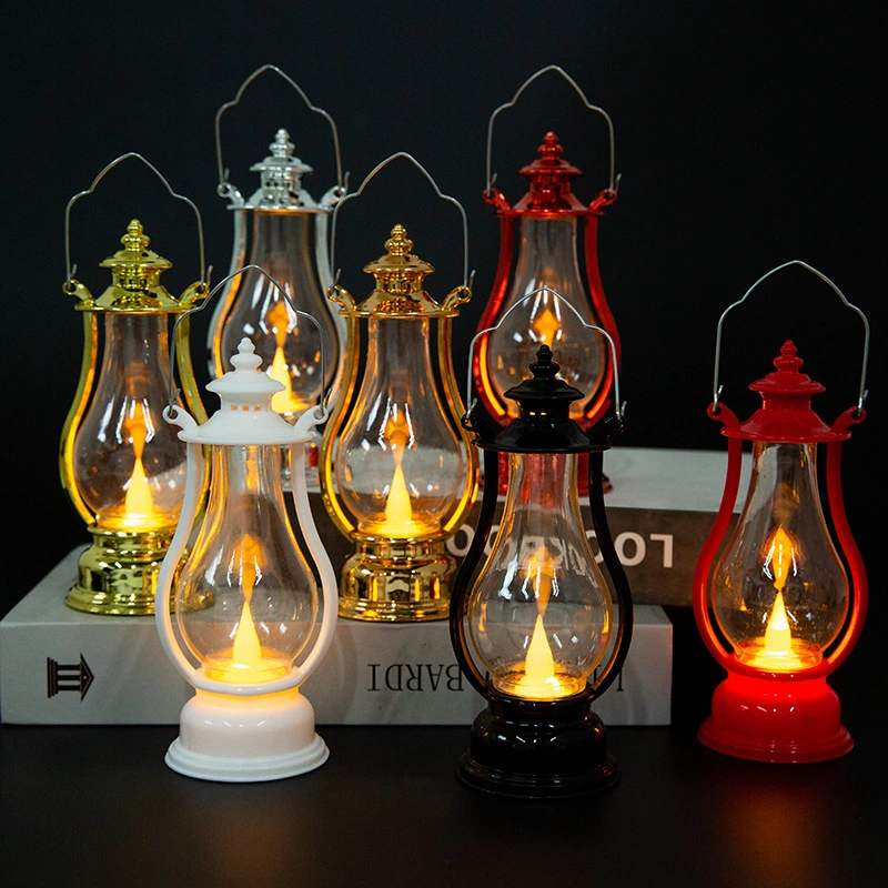 LED Kerosene Lamp String Light Christmas LED Lantern Home Garden Decoration Tabletop Christmas Decoration