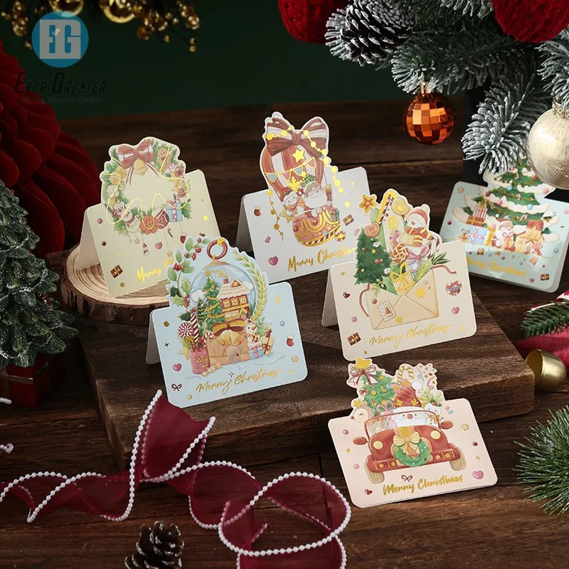 Специальная печать Gold Foil Mini Рождественская акция Подарочная карта Пластик Подарочные карты