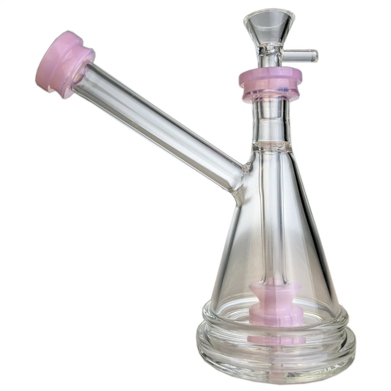 7" Color Rim Bubbler Wasserpfeife - mit 14m Schüssel &amp; 4mm Banger Glas Shisha Rauchrohr Glas Rohr Glas Rauchrohr-Rollpapier