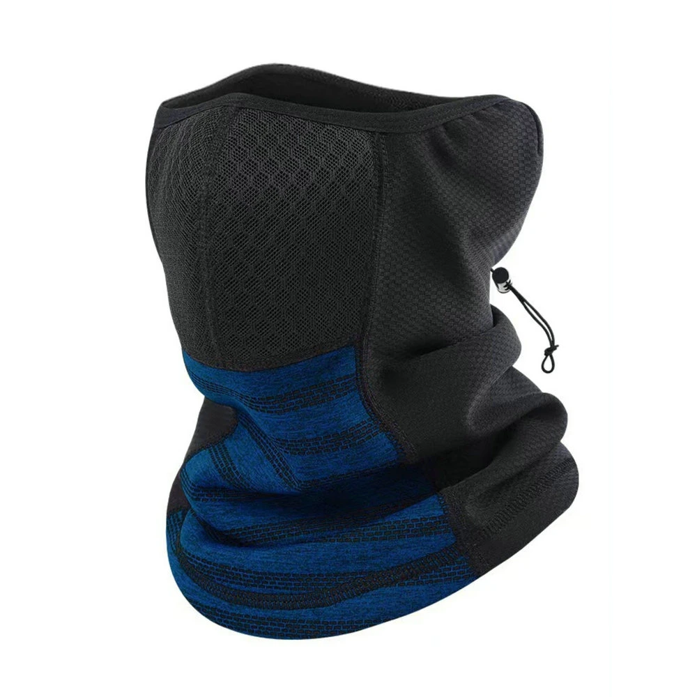 Motorcycle Windproof Neck Gaiter Snood Adjustable Drawstring Neck Warmer for Cycling Wyz18535