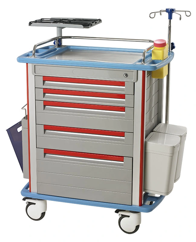 Mobiliario de hospital ABS Urgencias Médicas Trolley para UCI Sala médica Carro