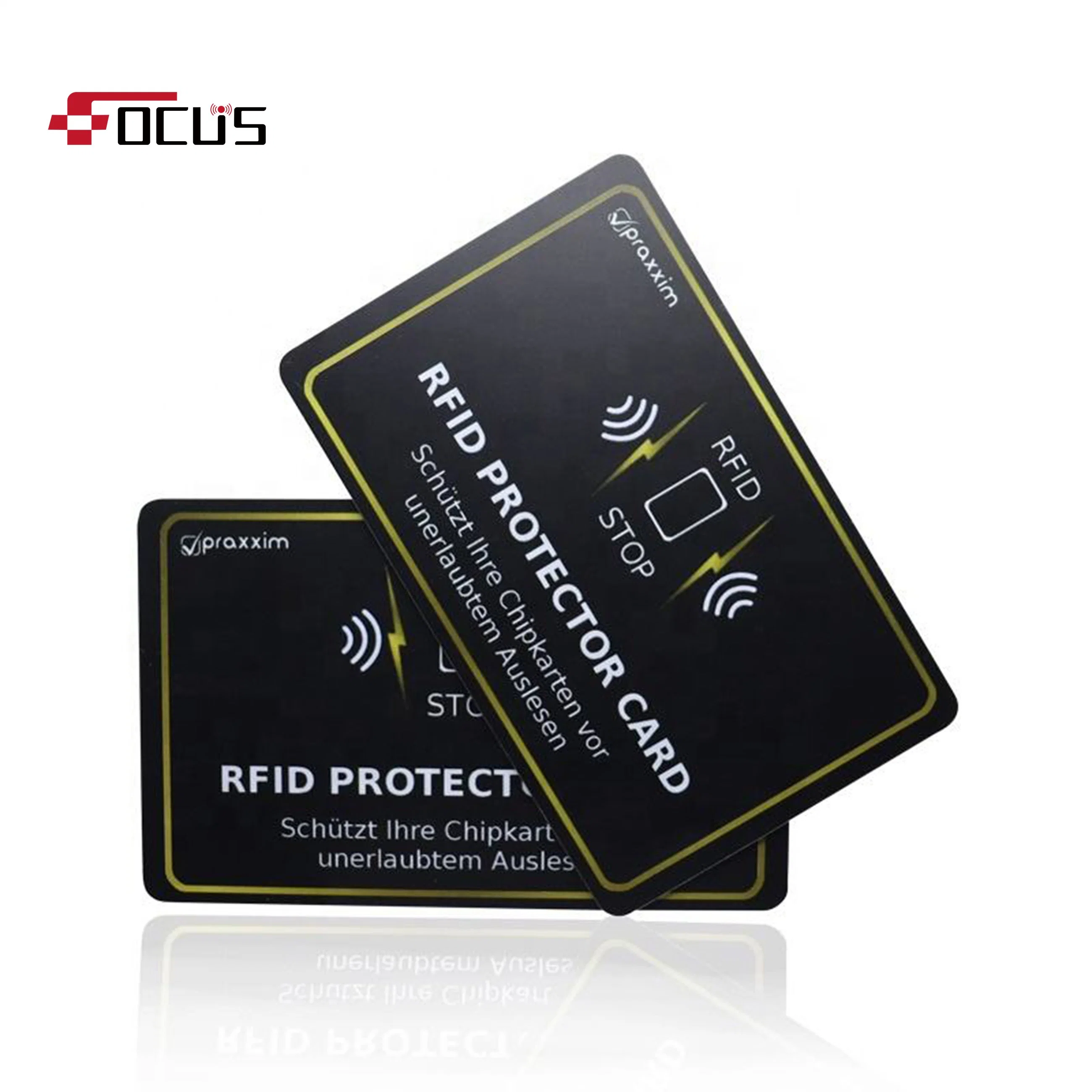 Anti Theft Kreditkartenschutz RFID PVC Blocking Smart Card