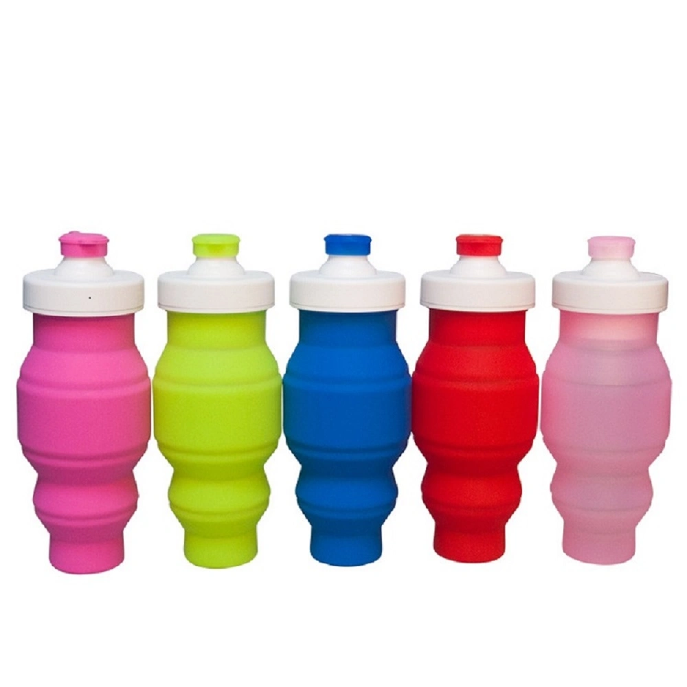 Collapsible Water Bottle BPA Free Approved Food-Grade Silicone Portable Leak Proof Travel Water Bottle