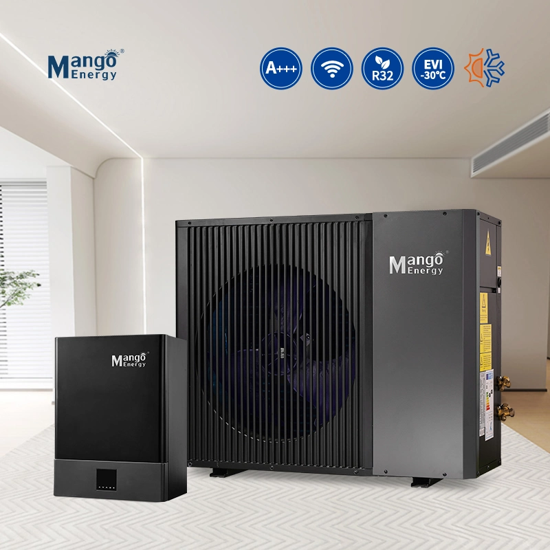 Mango Galvanized Steel Metal Heat Pump DC Inverter Heat Pump Air to Water Heater with WiFi 5% off