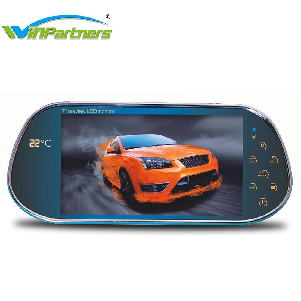 7inch Parking Video Display Monitor with Mirror Link and Bluetooth Function