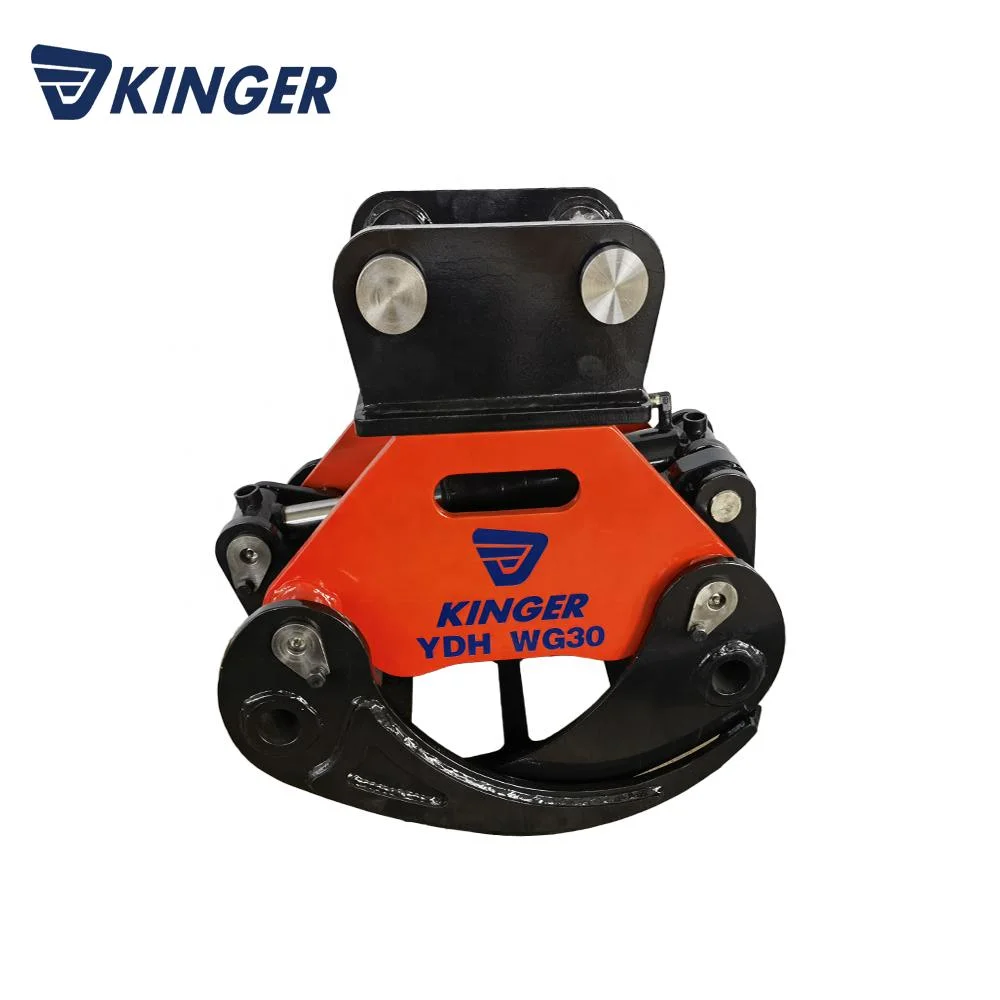 Kinger Factory Outlet Small Hydraulic Log Timber Grapple for Excavator (saída de fábrica da Kinger para pequena garra de registo hidráulico Com alta qualidade, o bom preço passou pela CE ISO