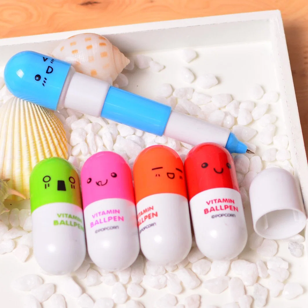 Mini Cute Match Shape Plastic Matchstick Ball Pen Advertising Pen for Kids