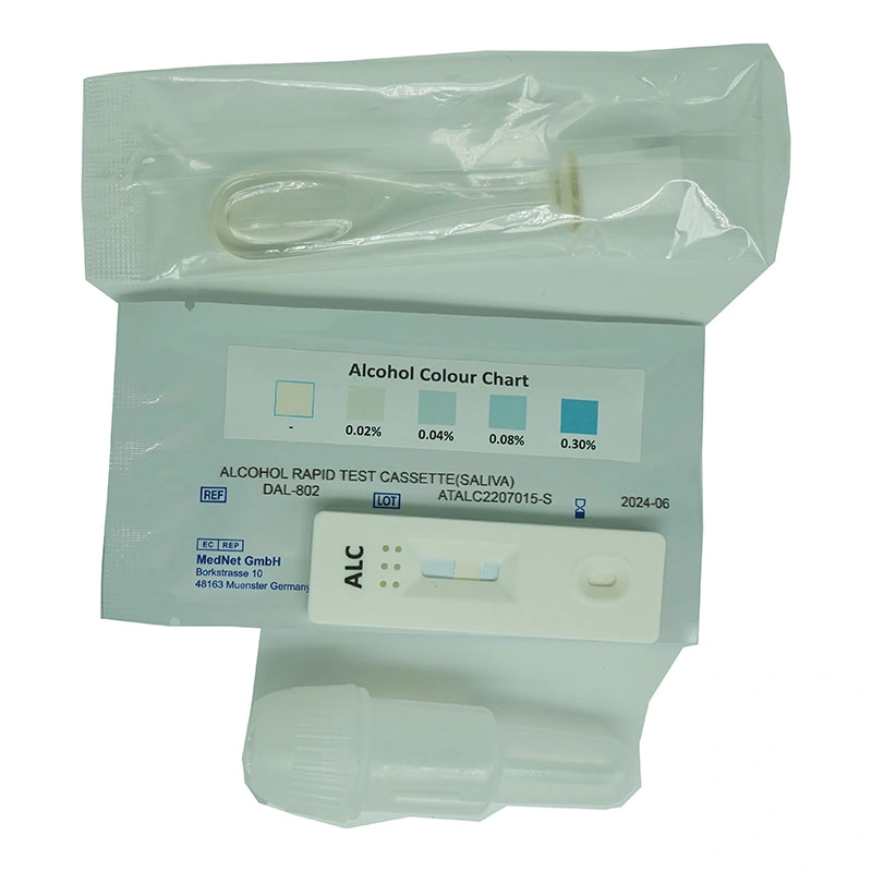 One Step Saliva Alcohol Rapid Test for Workplace