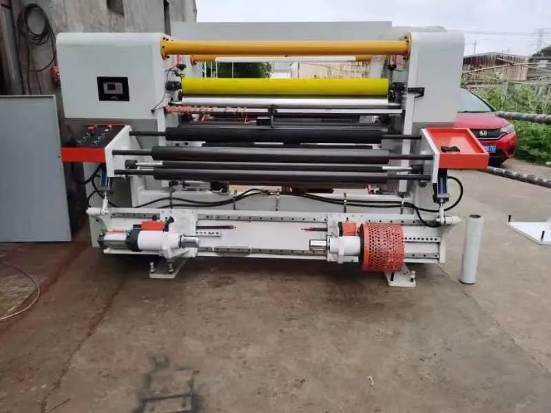 Rolo Jumbo da máquina de corte automático de alta velocidade com estampagem a quente Laminação de Corte de película Máquina de enrolamento e enrolamento