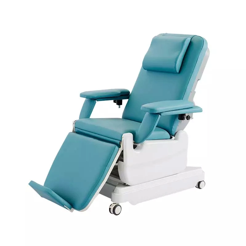 Height Adjustable Hospital Medical Blood Donation Transfusion Dialysis Chair