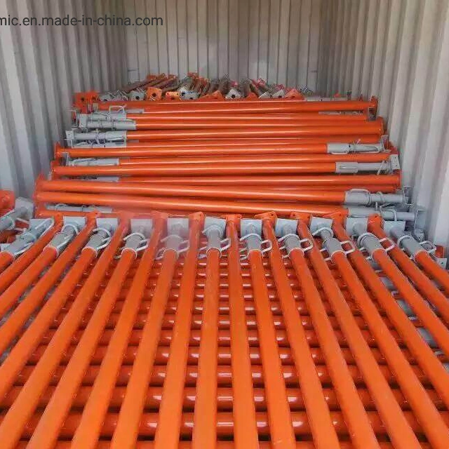 Material de construção tubos de aço andaimes de aço escoras de aço galvanizadas e Cor Aço estrutural pintado Prop