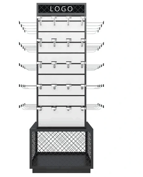 Heavy Duty Floor Standing Double Sides Metal Wire Adjustable Shelving Display Rack