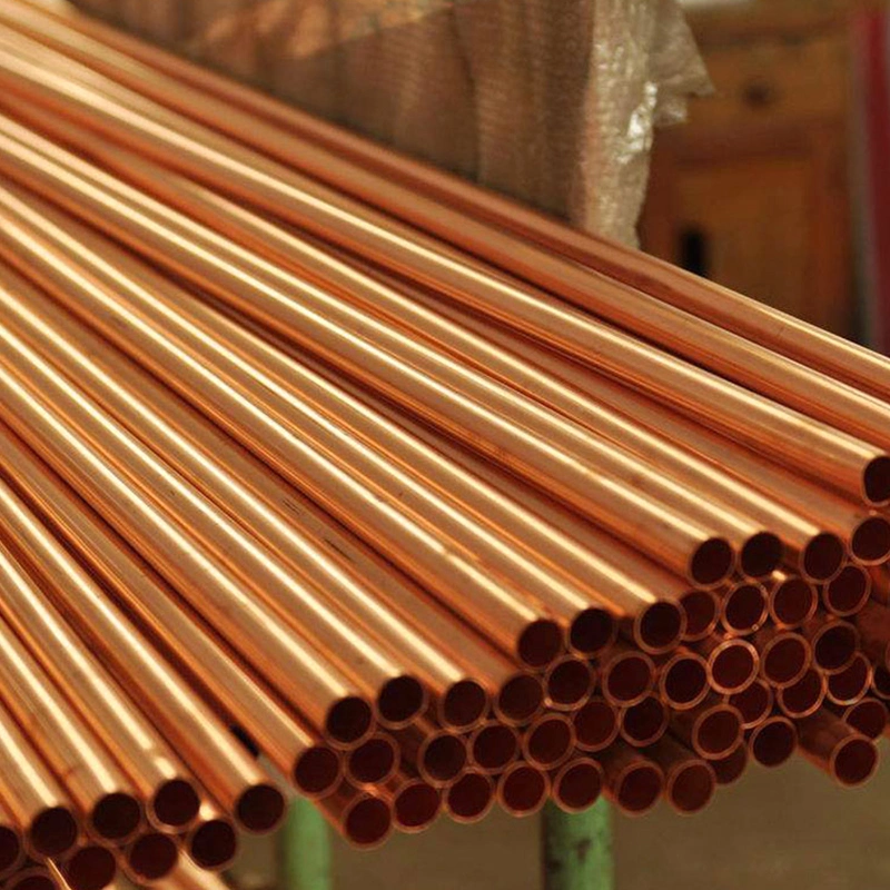 Refrigeration Copper Tube Copper Pipe, 1/4" Capillary Copper Tube, Air Condition and Refrigerator Copper Tube