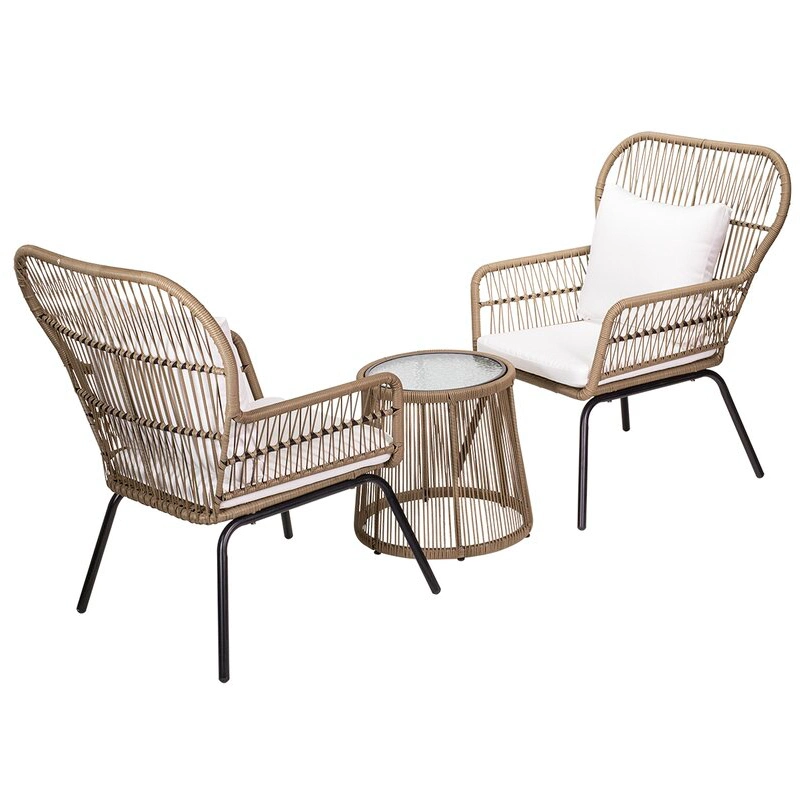 Wholesale/Supplier UV Outdoor Garden Furniture Sets Table and Cane Chair Make with Rattan Dinner Chair