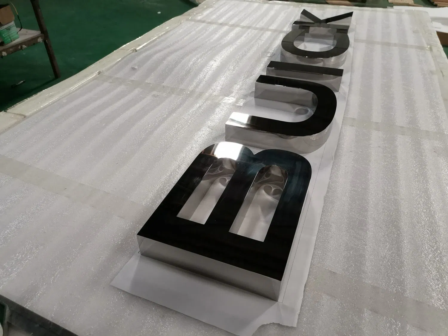 Mirror Finish Letter Sign Cutting Stainless Steel