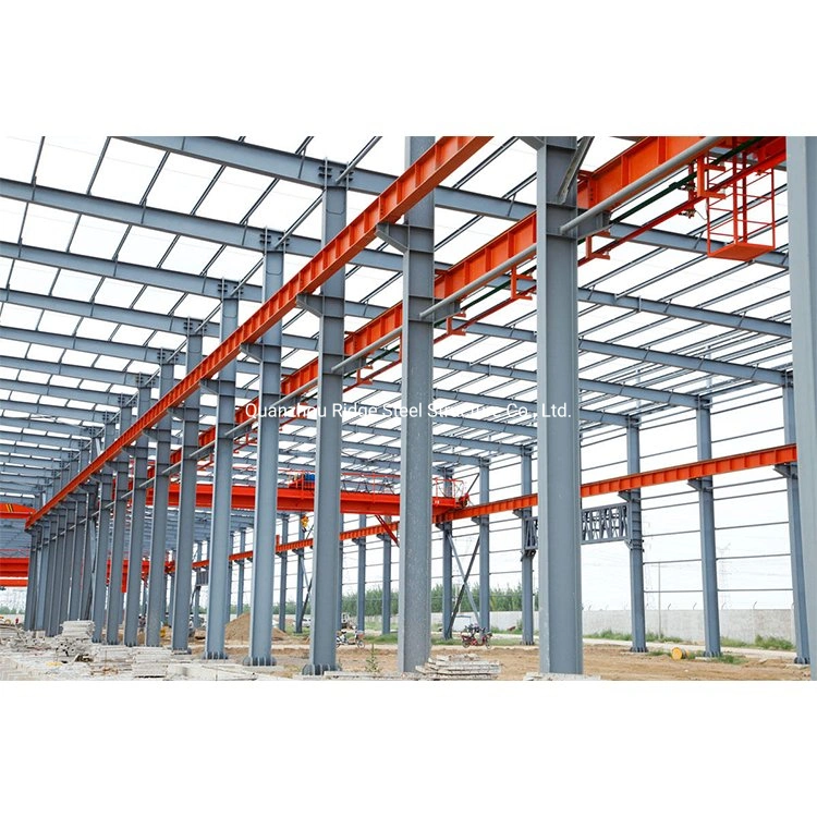 High Strength Sloping Roof Low Cost Industrial Shed Galvanized Steel Structure Frame for Warehouse Self Storage Steel Building