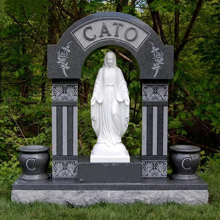 Cementerio Memorial Headstone naturaleza Granite mármol Santa Madre María Escultura Monumento Tombstone