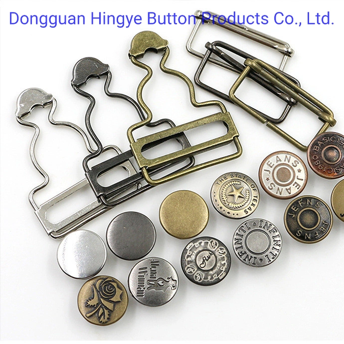 Metal Suspender Buckle for Trousers Metal Adjustable Buckle for Jeans Bikini Suspenders Metal Hook Connector