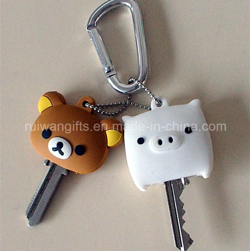 Cute Cartoon 3D PVC Rubber Key Cover