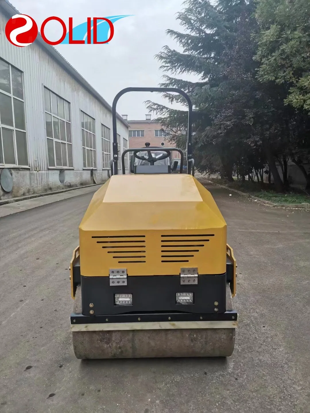 Solid Brand New Mini Road Roller 2ton with Double Drum for Road Construction