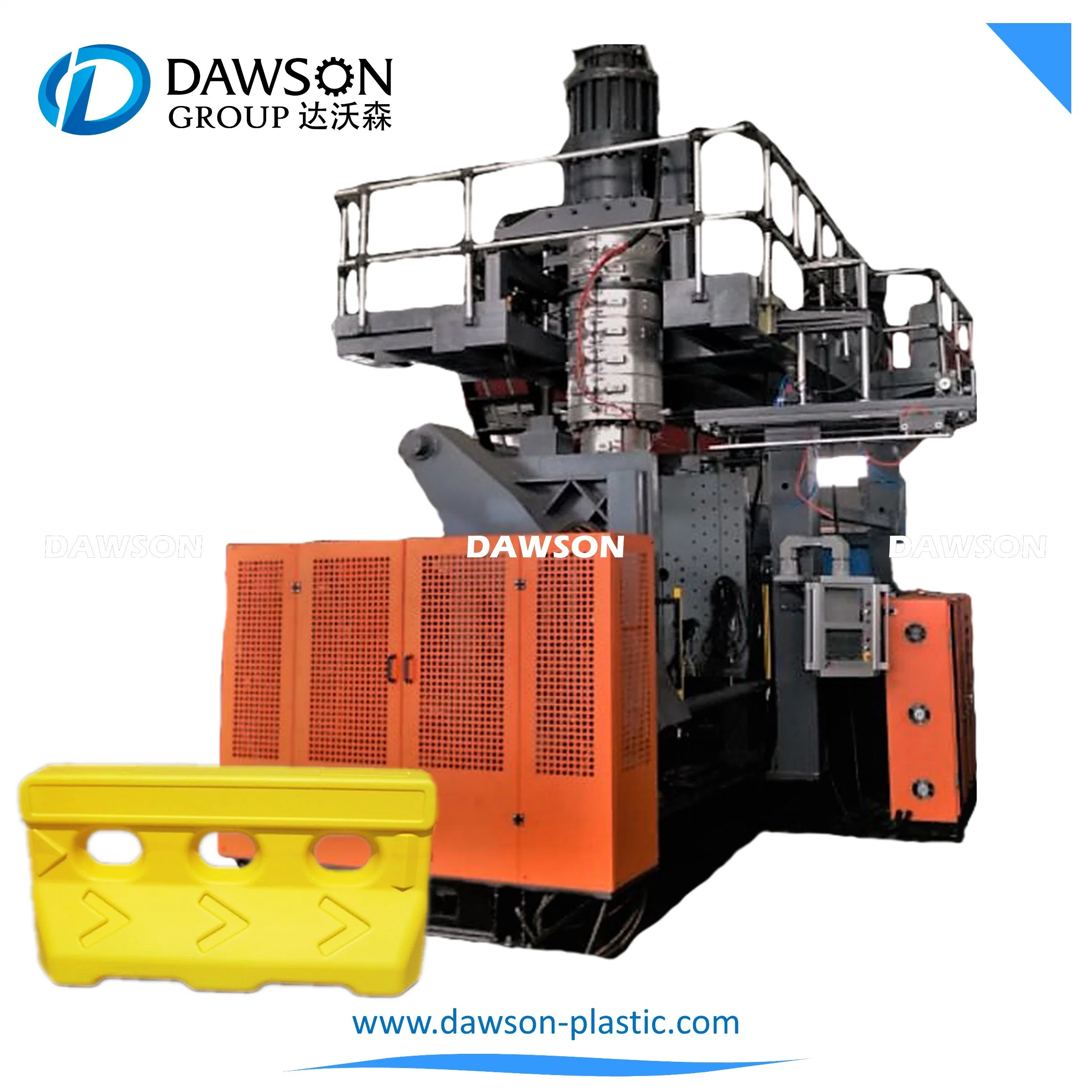 120L Full Automatic Traffic Barrier Extrusion Blow Molding Machine