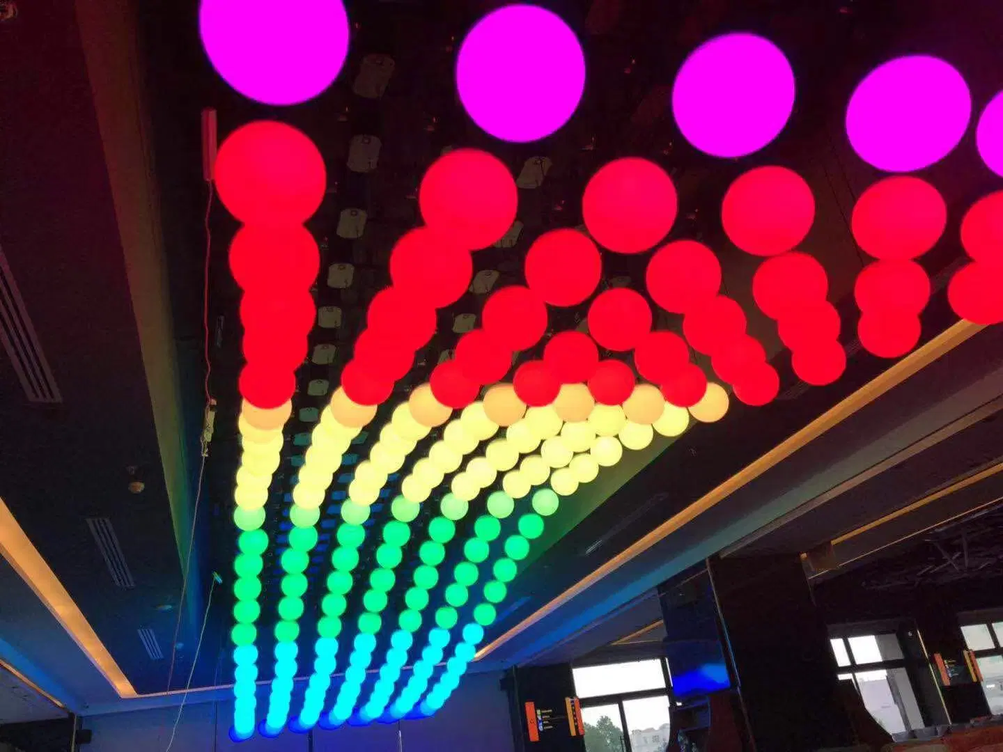 DMX Colorful LED Kinetic Ball para la iluminación de eventos de conciertos