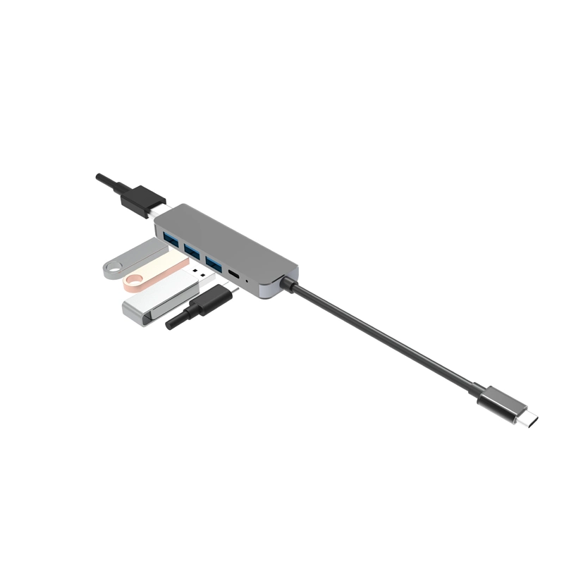 5 em 1 Adaptador de Cartão de Memória USB Tipo C