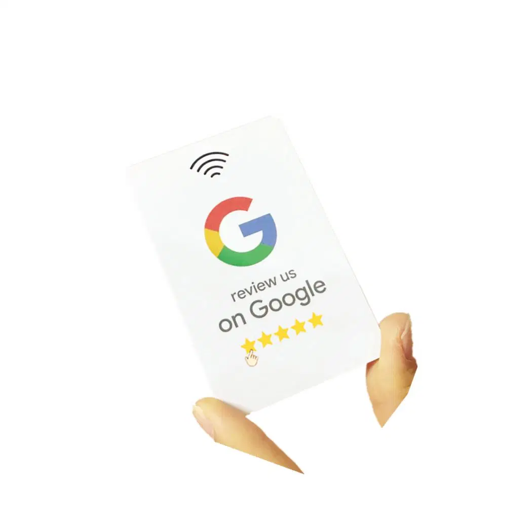 Variable Código QR Google Revisión etiqueta NFC 213 NFC Google Tarjeta de revisión