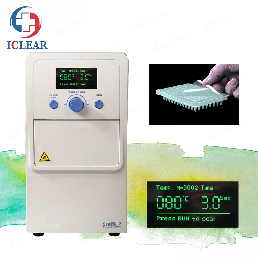 Lab Semi-Automatic Thermal Plate Sealer 96 Well PCR Microplate Sealing Machine