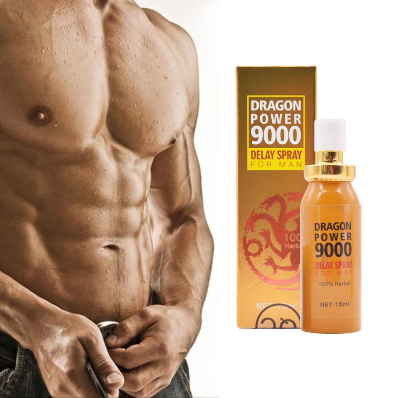 Sex Products Wholesale/Supplier Cheap Price Dragon Power 9000 Penis Body Massage Oil Sex Spray for Menother Sex Products