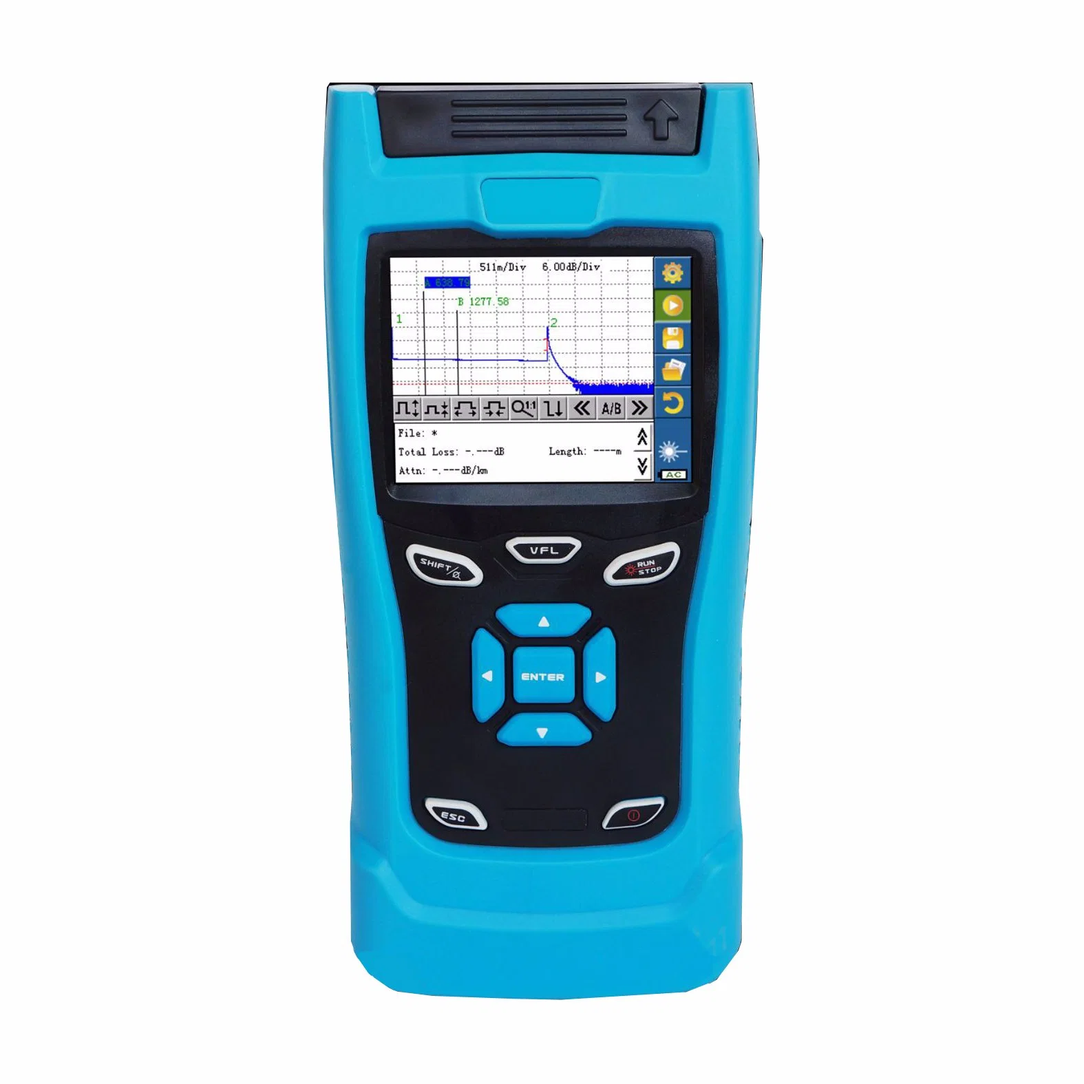 X-30 Handheld OTDR 32/30dB 1310/1550nm para proyectos de hombre