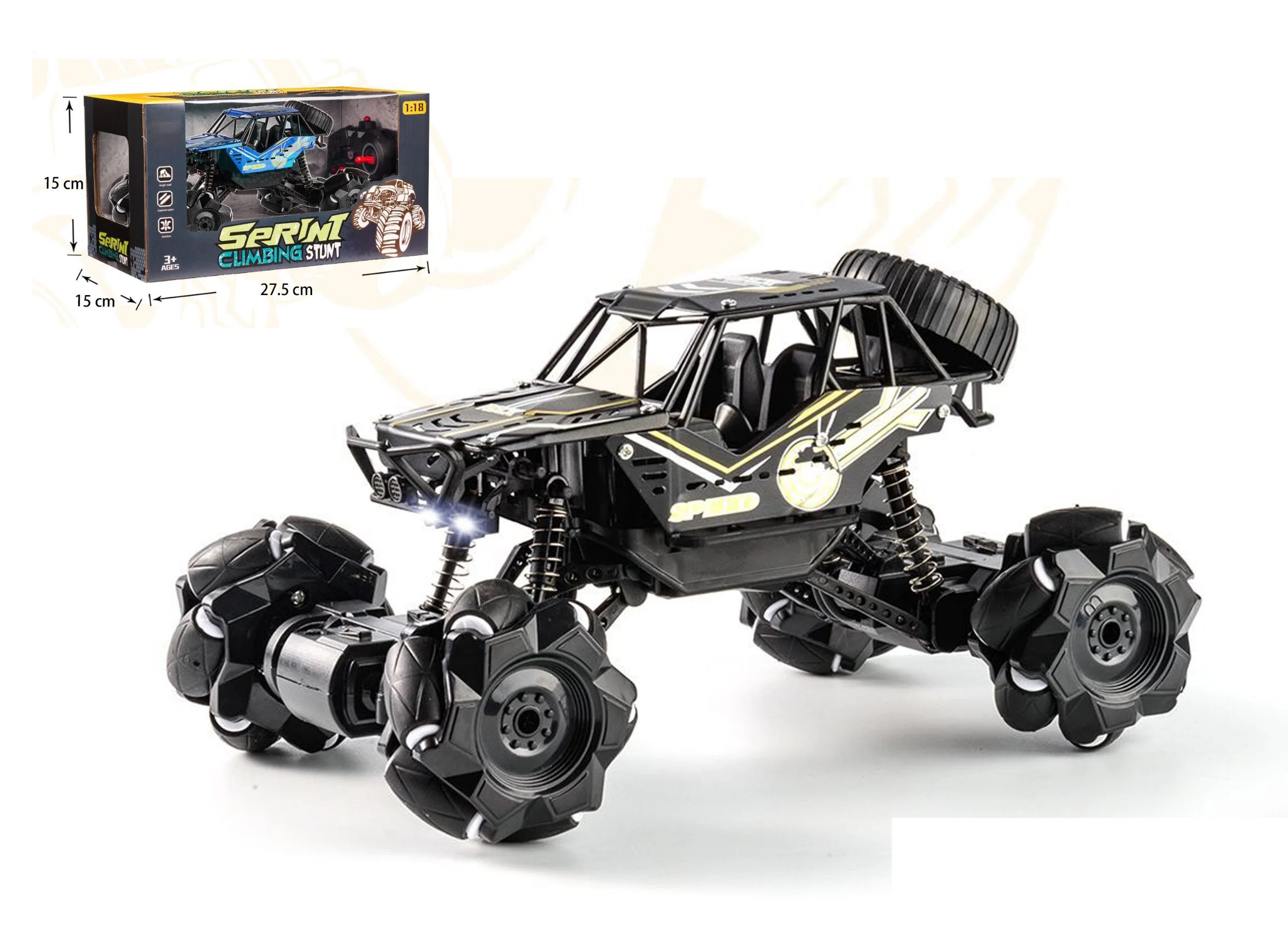 Special Effects 1: 18 All-Wheel-Drive Side Line Include Battery Radio Control Car RC Car for Kids Children