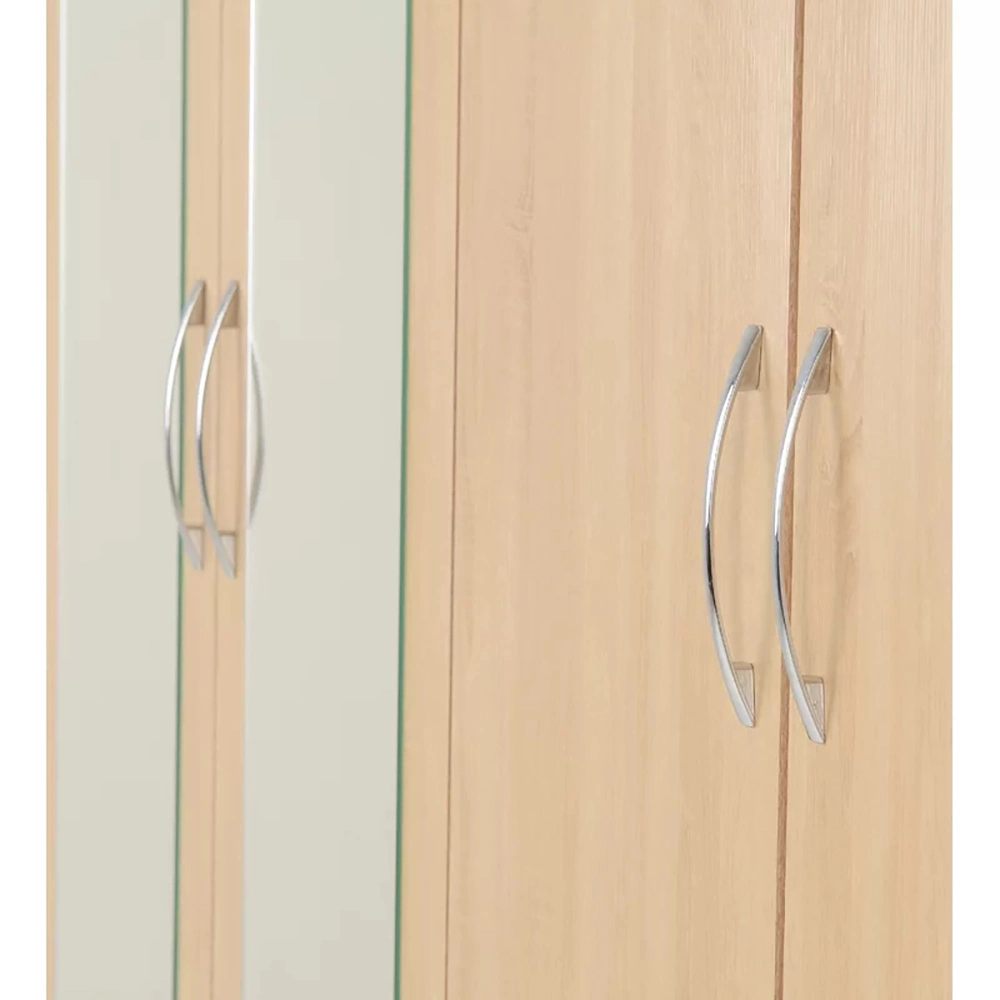 Personnalisation de base de 1 % de remise sur chambre à coucher Armoire de stockage avec miroir Multispace porte battante meubles bon marché de gros