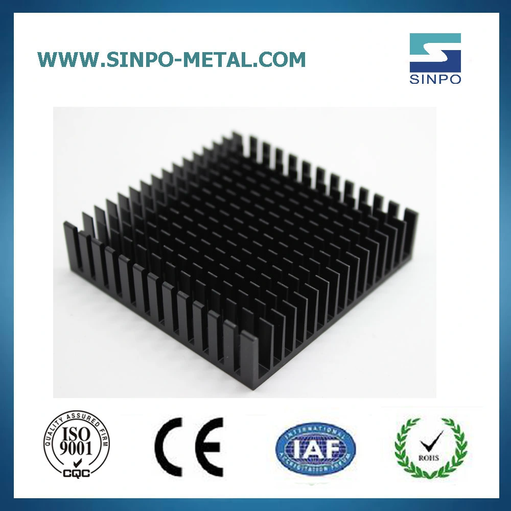 Customized Electrophoresis Coating Industrial Aluminium Extrusion Profile for Heat Sink